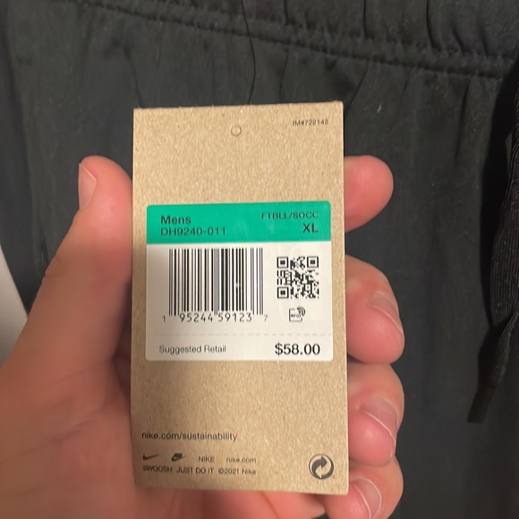 Mens Nike dri-fit M/L/XL standard fit joggers/athletic pants - Picture 4 of 5